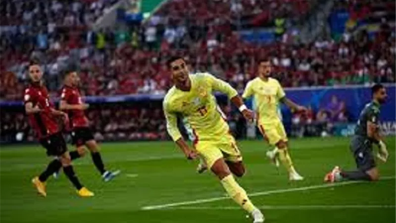 إسبانيا تصعد بالعلامة الكاملة لثمن نهائي يورو بالفوز على ألبانيا بهدف فيران توريس