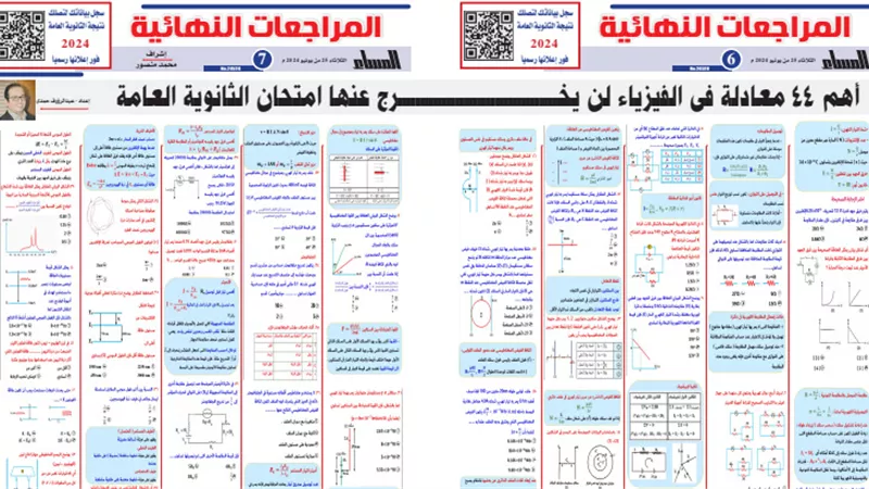 أهم 44 معادلة بالفيزياء لن يخرج عنها امتحان الثانوية العامة 2024