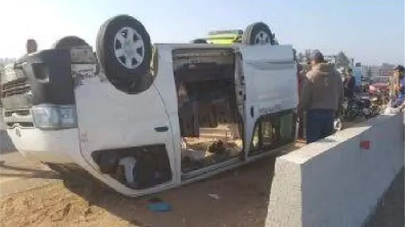 بالأسماء.. مصرع وإصابة 13 في إنقلاب ميكروباص بالقليوبية