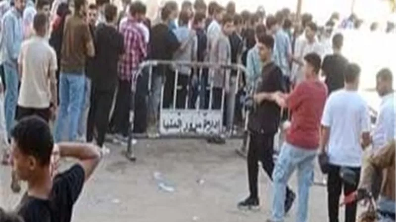 انتظام لجان امتحانات الثانوية العامة بالمنيا وتوزيع المياه والعصائر