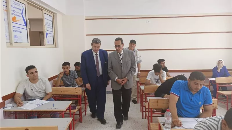 يوم ملئ بالتفاؤل فى امتحان اللغه الفرنسيه بشمال سيناء