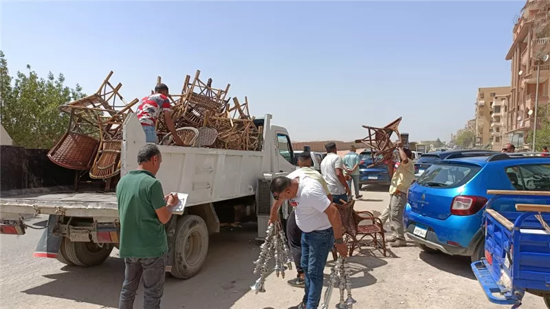 الجيزه: رفع ٢٣٠٠ حالة تعد وإشغال بحدائق الأهرام