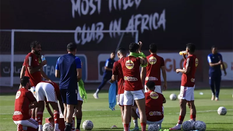 تفاصيل مران الأهلي اليوم بعد اعتذار الزمالك خوض مباراة القمة