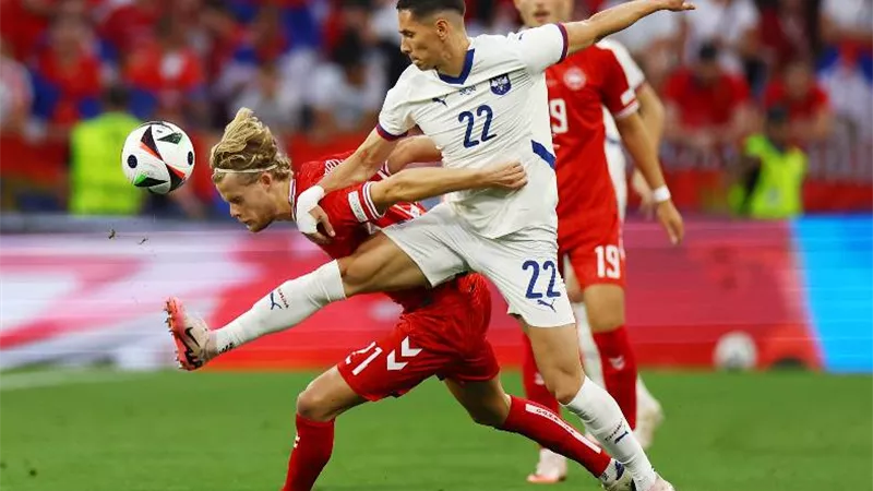 يورو 2024.. التعادل السلبي يحسم مواجهة الدنمارك وصربيا