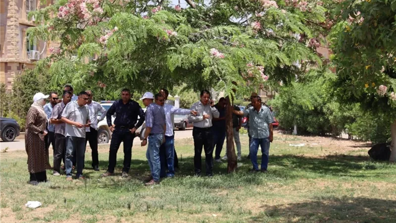 رئيس جهاز مدينة الشيخ زايد يتفقد الأحياء ويشدد على تحسين الخدمات