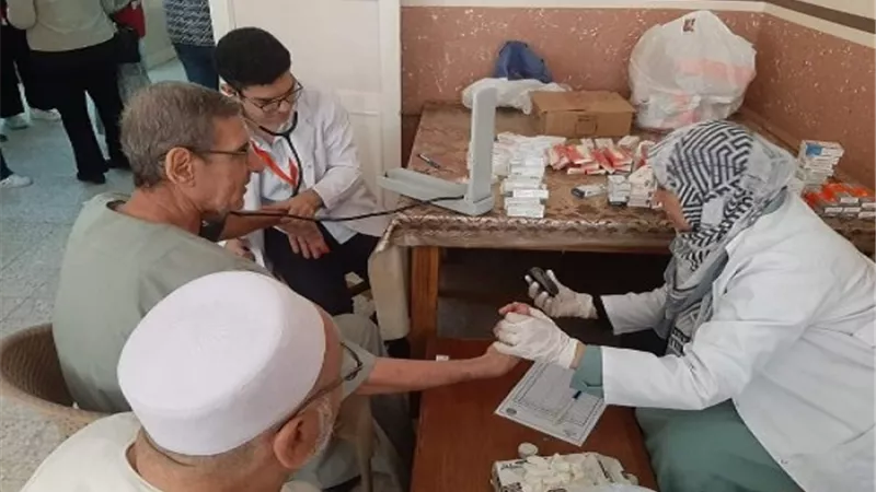 جامعة بنها تنظم قافلة طبية لدار المسنين ببنها
