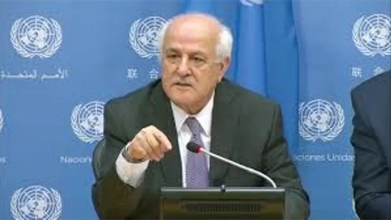 مندوب فلسطين لدى مجلس الأمن: إسرائيل تدمر حل الدولتين