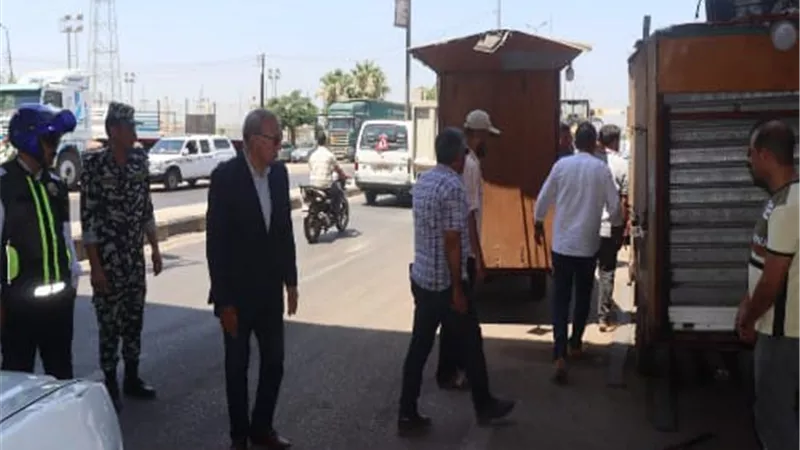 محافظ القليوبية يوجه بإزالة مخالفات البناء والإشغالات على طريق بنها