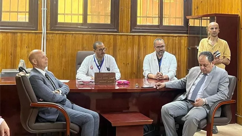 مسعود ووجدى يتفقدان مستشفيات السعديين والصدر