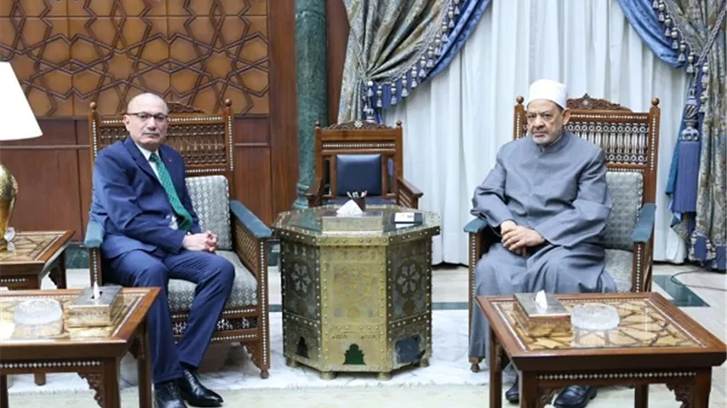 شيخ الأزهر يستقبل السفير التركي لبحث زيادة عدد الطلاب الأتراك