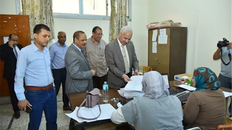 المنشاوي يوجه بإتمام التصحيح والرصد وأعمال الكنترولات بجامعة أسيوط
