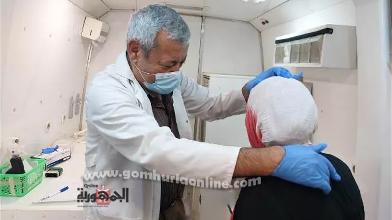 علاج ١٥٤٩ مواطنا بالمجان في قافلة طبية بدمياط