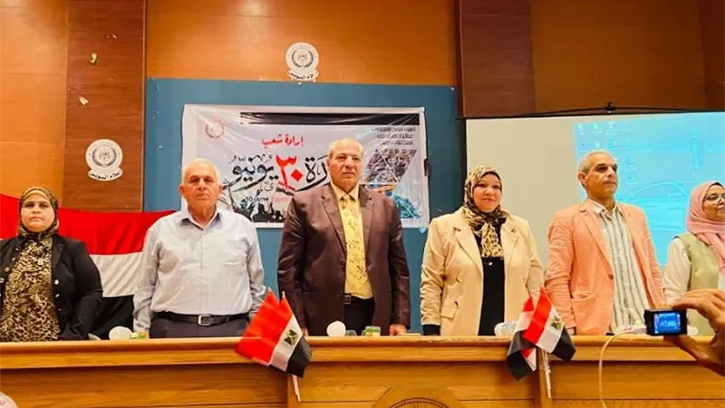 إعلام السويس يحتفل بذكرى 30 يونيو وتأسيس الجمهورية الجديدة