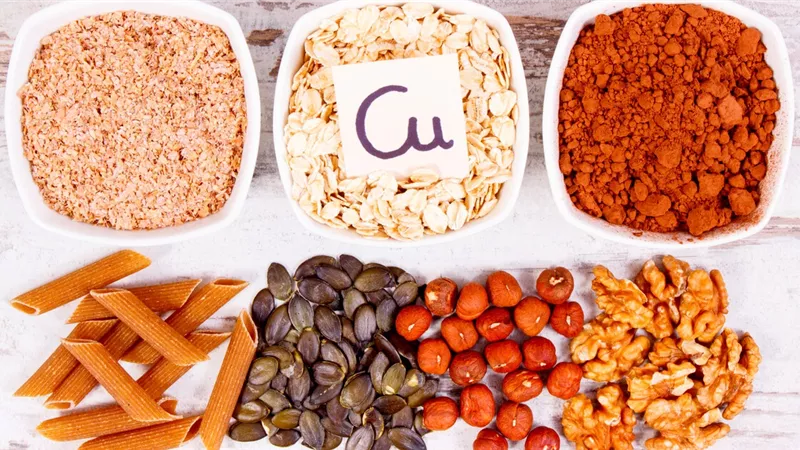 أعراض نقص معدن النحاس فى الجسم
