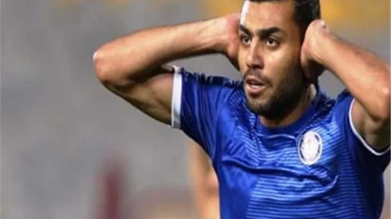 حسام حسن يحرز الهدف الاول لسموحه فى مرمى بيراميدز