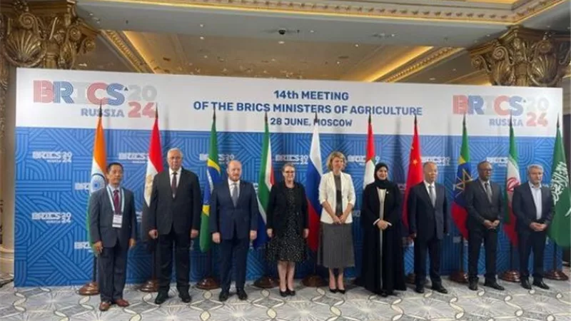 وزير الزراعة أمام البريكس: إنشاء منطقة لوجيستية لتخزين وتوزيع الحبوب