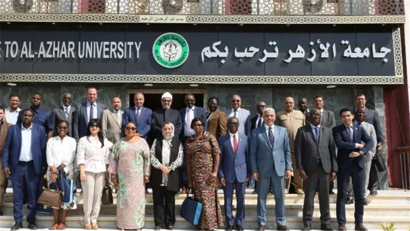 رئيس جامعة الأزهر يستقبل وفد اتحاد الجامعات الإفريقية