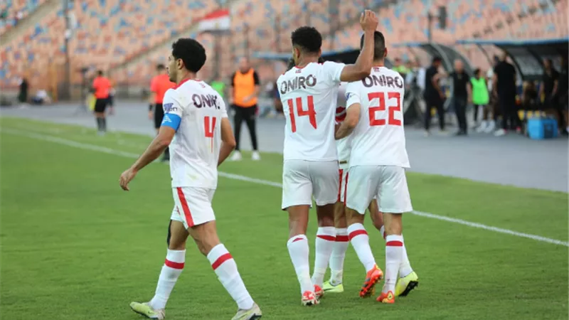 شاهد.. ابراهيما نداى يحرز الهدف الثالث للزمالك فى مرمى محمد بسام