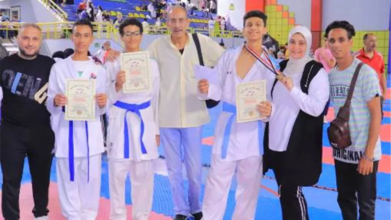 أبناء مطروح في الكاراتية يحققون المراكز الخمسة في بطولة الجمهورية