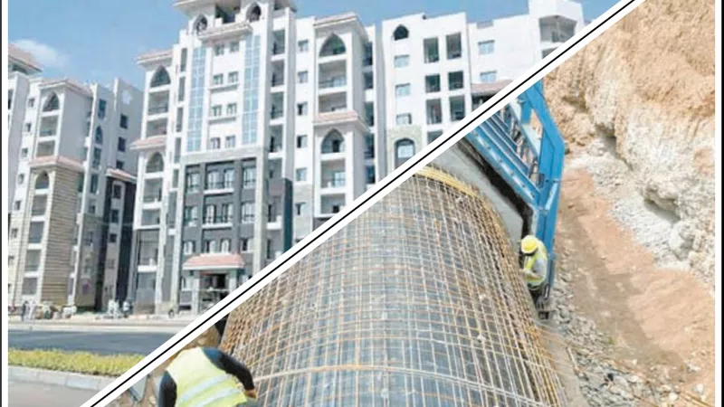 مشروعات كبري في مجال الإسكان والمياه