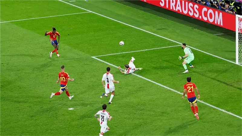 إسبانيا تصعق جورجيا برباعية وتصعد لـ ربع نهائى كأس الأمم الأوروبية
