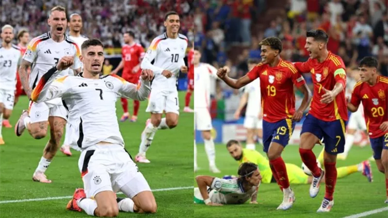 موعد مباراة ألمانيا ضد إسبانيا في ربع نهائى يورو 2024