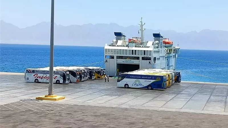 انتهاء موسم الحج البري بميناء نويبع بنجاح