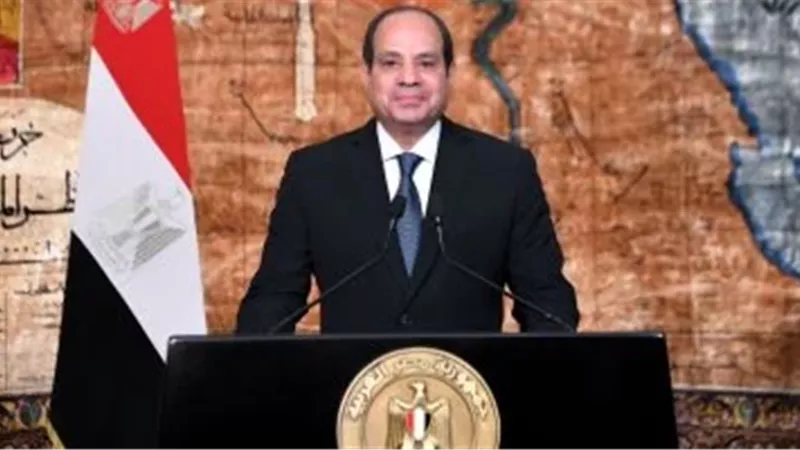 السيسى :نقف على أرض صلبة ودولة يعم فيها الأمن والاستقرار في محيط إقليمي مضطرب