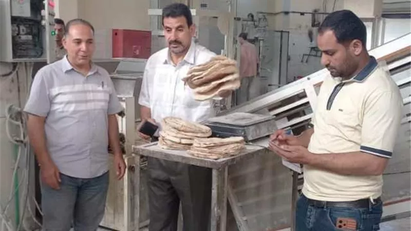فى حملة بـ 7 مراكز بالبحيرة 119 محضرا لمخابز مخالفة