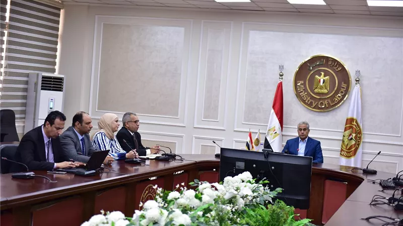 وزير العمل يُطلق البث التجريبي للمنصة الإلكترونية للعمالة غير المنتظمة بالقليوبية