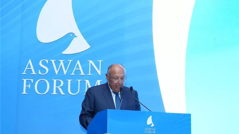 شكرى: منتدى أسوان محفل رائد يتناول التحديات التى تواجه قارتنا