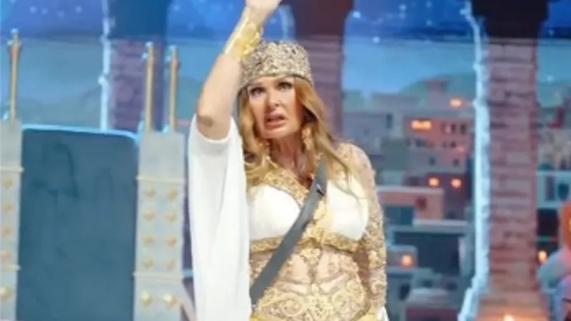 يسرا توجه رسالة لجمهور غرض 