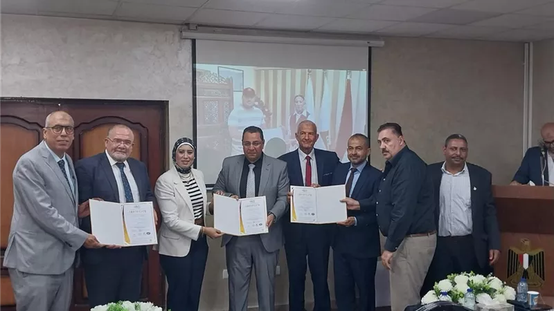 السويس الجديدة تحصل علي ٣ شهادات للايزو