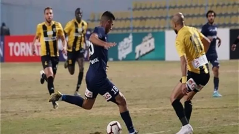 التعادل الإيجابي يحسم الشوط الأول بين إنبي والمقاولون فى الدورى
