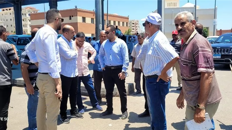 جولة تفقدية لرئيس الجهاز لمتابعة المشروعات والمواقف بدمياط الجديد