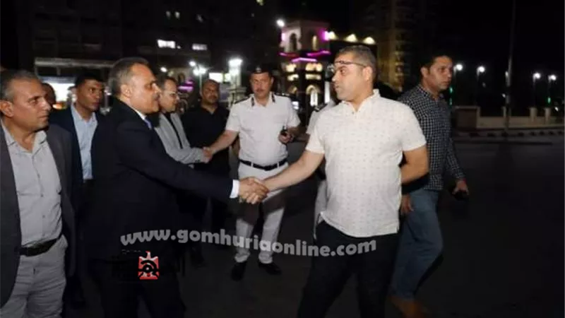 في أول يوم عمل ..محافظ الشرقية يتفقد شوارع مدينتي بلبيس والزقازيق