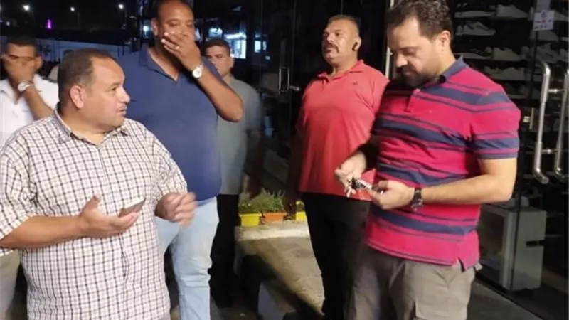 جهاز ١٥ مايو ينفذ حملة لمتابعة تنفيذ غلق المحلات لترشيد الكهرباء