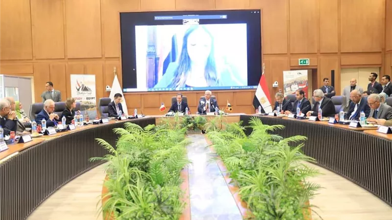 رئيس جامعة المنيا يشهد توقيع أضخم اتفاق إطارى للشراكة الدولية