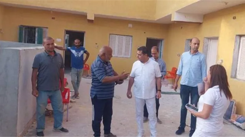 قيادات الشباب والرياضة بالبحر الأحمر يتفقد مراكز شباب رأس غارب