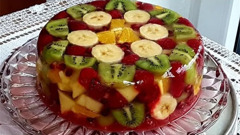 وصفة جيلى الفواكه اللذيذة
