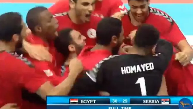 مونديال شباب اليد.. شاهد هدف تأهل الفراعنة القاتل أمام صربيا