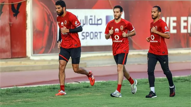 تدريبات استشفائية فى مران الاهلى استعدادا للزمالك