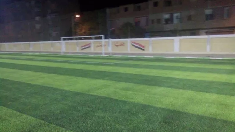 الانتهاء من تطوير ملعب كرة القدم القانوني بمركز شباب الواسطي بأسيوط