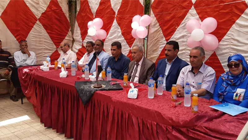 تكريم مدير عام التنسيق الابتدائي بالخانكة لبلوغه سن المعاش