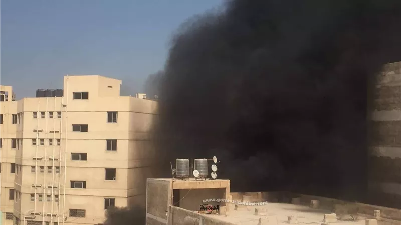 الحماية المدنية تسيطر علي حريق بمؤسسة البنات بالمنصورة