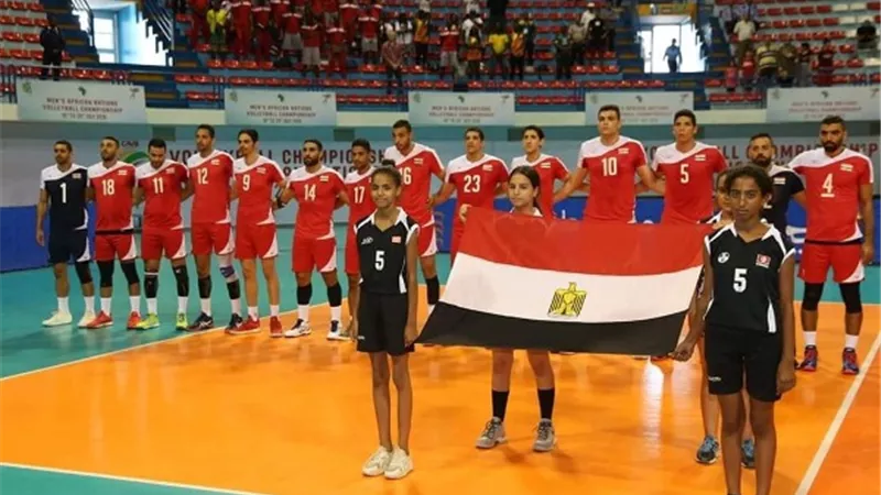 منتخب الرجال للكرة الطائرة يلتقي نظيره التونسي في الدور قبل النهائى بالبطولة الأفريقية اليوم