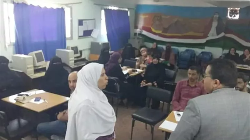 عقل : يتابع تدريب المنظومة الجديدة بمدرسة سعد زغلول الابتدائية برأس سدر