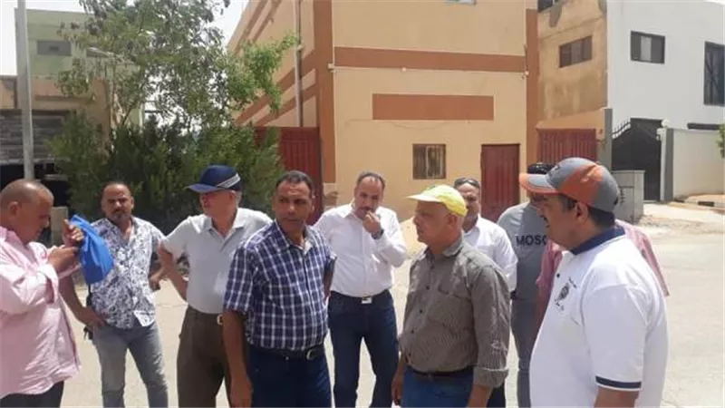 رئيس جهاز مدينة بدر يقوم بجولة ميدانية بالمنطقة الصناعية