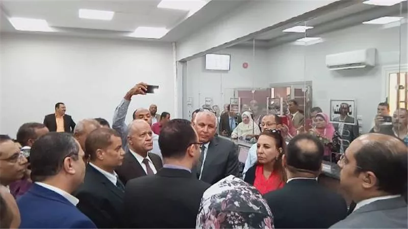 الزملوط ومساعد وزير العدل يشهدان افتتاح أعمال التطوير التقنى بمحكمة الوادى الجديد .. صور