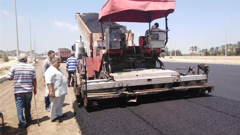 رئيس جهاز مدينة دمياط : رفع كفاءة وتطوير المدخل الغربي بالمدينة